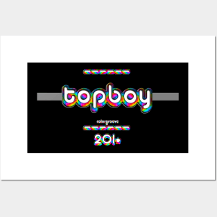 Topboy 2010 ColorGroove Retro-Rainbow-Tube nostalgia (tf) Posters and Art